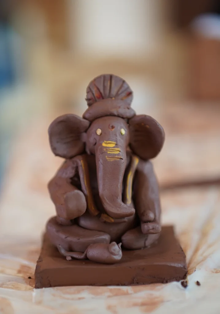 clay ganesha thraya school kokapet