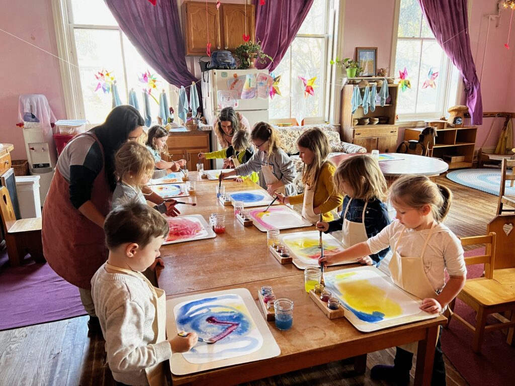 Waldorf school classroom