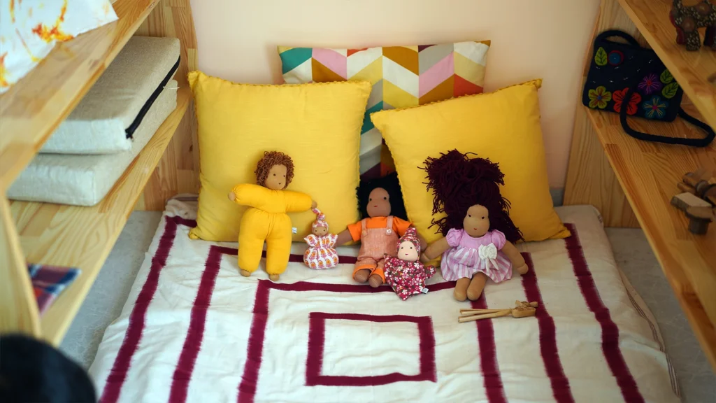 Waldorf dolls use
